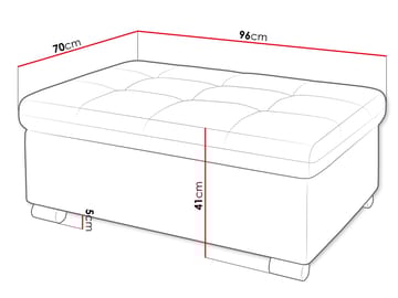 Dynir Fotpall 96 cm - Products - Möbler - Fåtölj & stolar - Pall & puff - Sittpuff