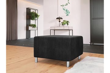 Eifion Fotpall 65 cm - Svart - Products - Möbler - Fåtölj & stolar - Pall & puff - Fotpallar