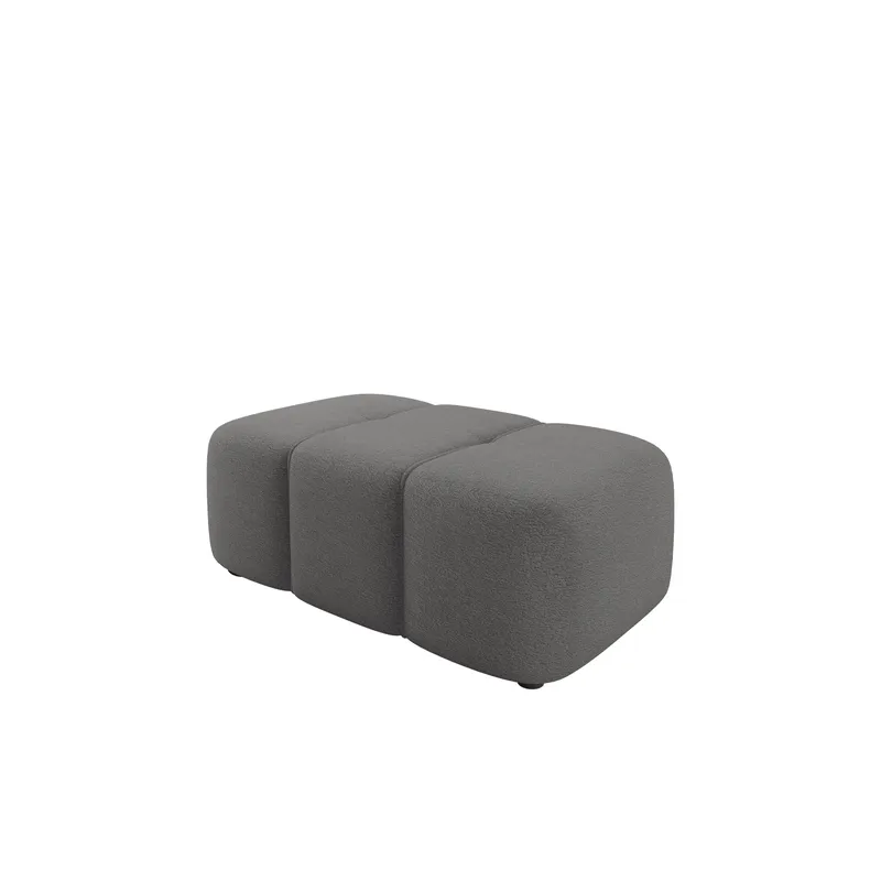 Flo Fotpall 93 cm - Grå - Products - Möbler - Fåtölj & stolar - Pall & puff - Fotpallar