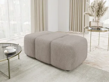 Flo Fotpall 93 cm - Grå - Products - Möbler - Fåtölj & stolar - Pall & puff - Fotpallar