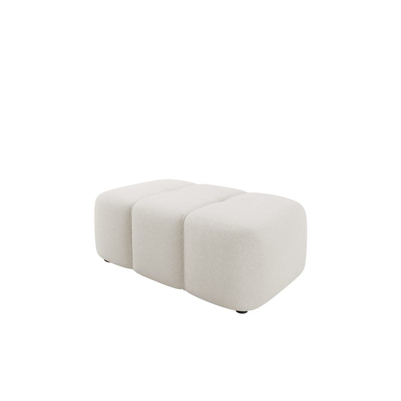 Flo Fotpall 93 cm - Vit - Products - Möbler - Fåtölj & stolar - Pall & puff - Fotpallar