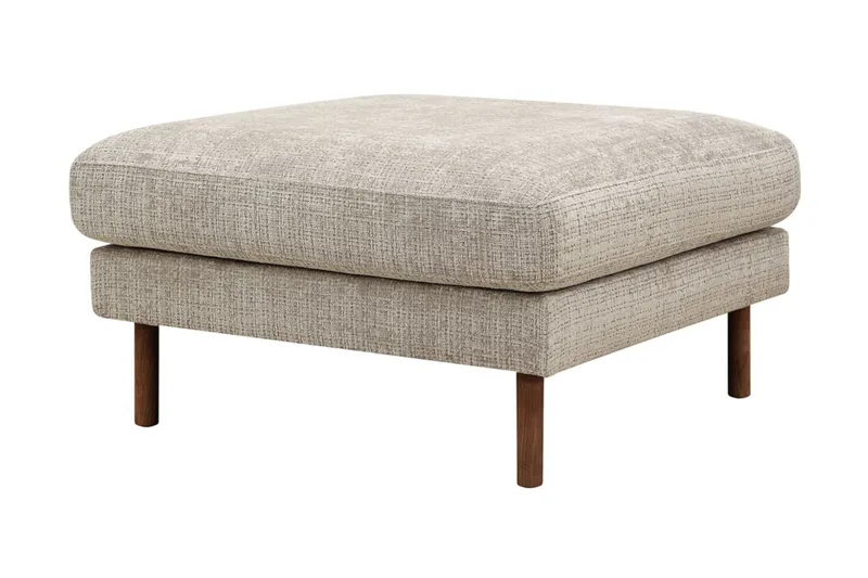 Florenz Fotpall - Grå/Beige - Products - Möbler - Fåtölj & stolar - Pall & puff - Fotpallar