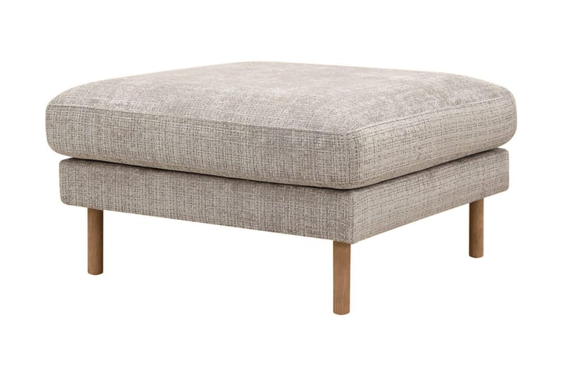 Florenz Fotpall - Grå/Beige - Products - Möbler - Fåtölj & stolar - Pall & puff - Fotpallar