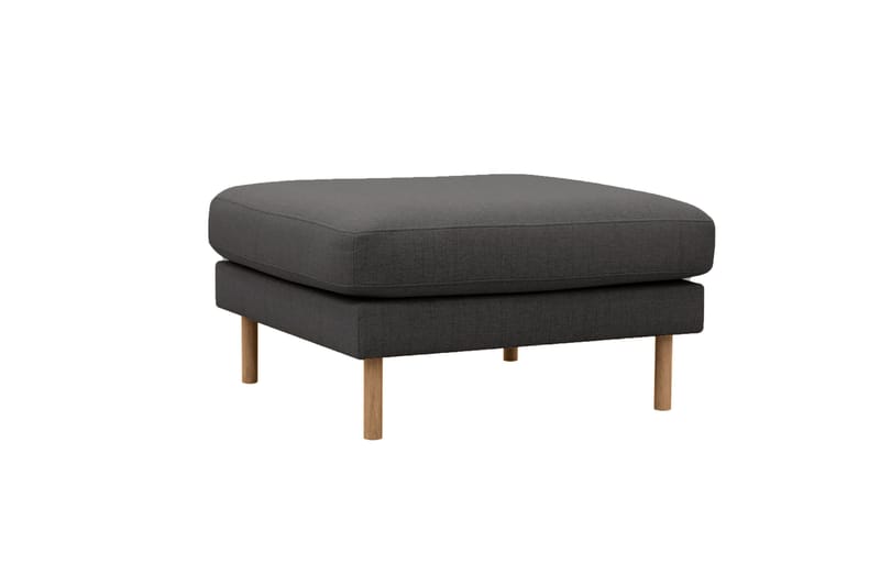 Florenz Fotpall - Mörkgrå - Products - Möbler - Fåtölj & stolar - Pall & puff - Fotpallar