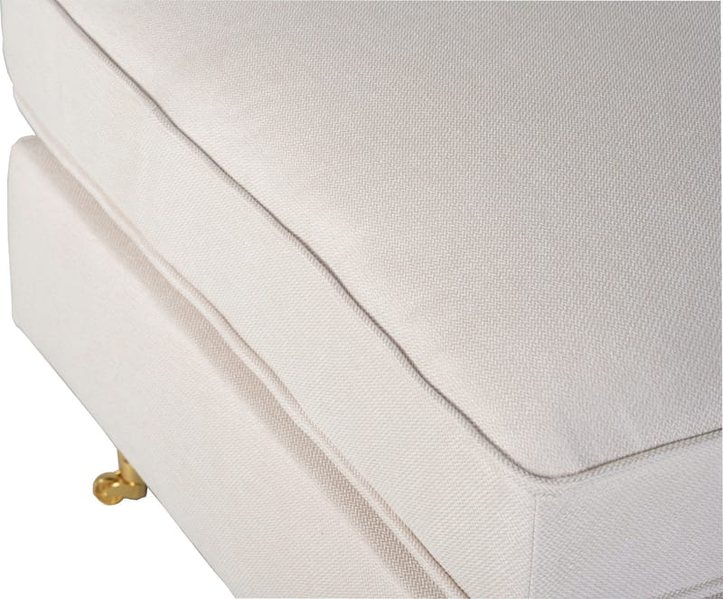 Fotpall Howard Watford Deluxe 69x69 cm - Beige - Products - Möbler - Fåtölj & stolar - Pall & puff - Fotpallar