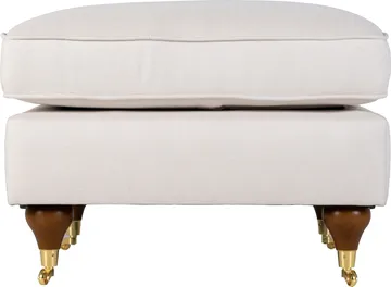 Fotpall Howard Watford Deluxe 69x69 cm - Beige - Products - Möbler - Fåtölj & stolar - Pall & puff - Fotpallar