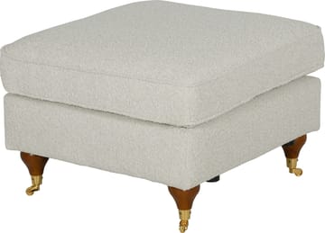 Fotpall Howard Watford Deluxe 69x69 cm - Vit - Products - Möbler - Fåtölj & stolar - Pall & puff - Fotpallar