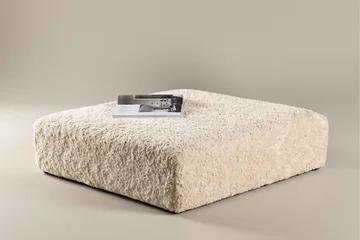 Frankie Fotpall - Beige - Products - Möbler - Fåtölj & stolar - Pall & puff - Fotpallar