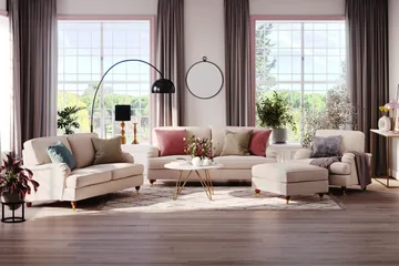 Howard Lyx Fotpall - Products - Möbler - Fåtölj & stolar - Pall & puff - Fotpallar