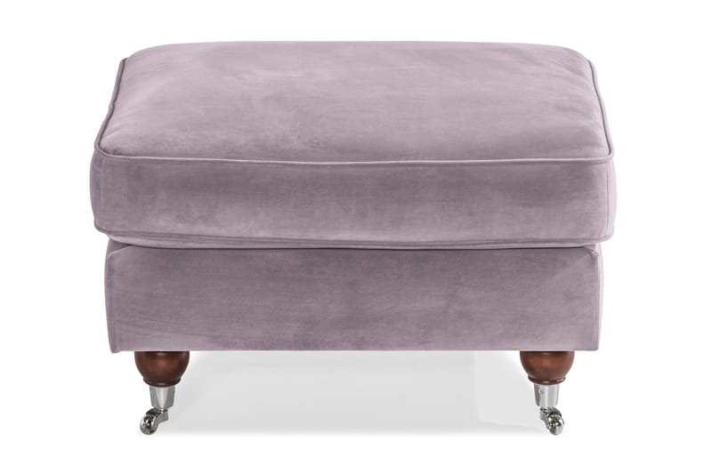 Howard Riviera Fotpall Sammet - Lila - Products - Möbler - Fåtölj & stolar - Pall & puff - Fotpallar