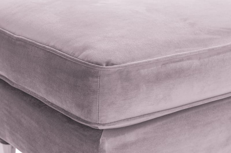 Howard Riviera Fotpall Sammet - Lila - Products - Möbler - Fåtölj & stolar - Pall & puff - Fotpallar