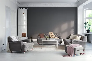 Howard Riviera Fotpall - Silvergrå - Products - Möbler - Fåtölj & stolar - Pall & puff - Fotpallar