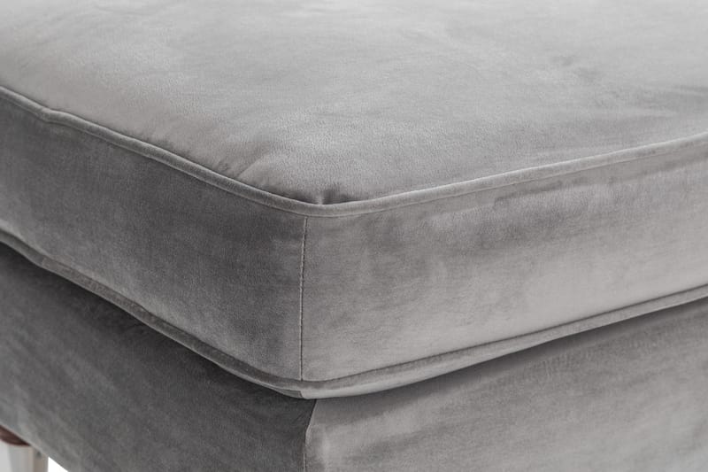 Howard Riviera Fotpall - Silvergrå - Products - Möbler - Fåtölj & stolar - Pall & puff - Fotpallar