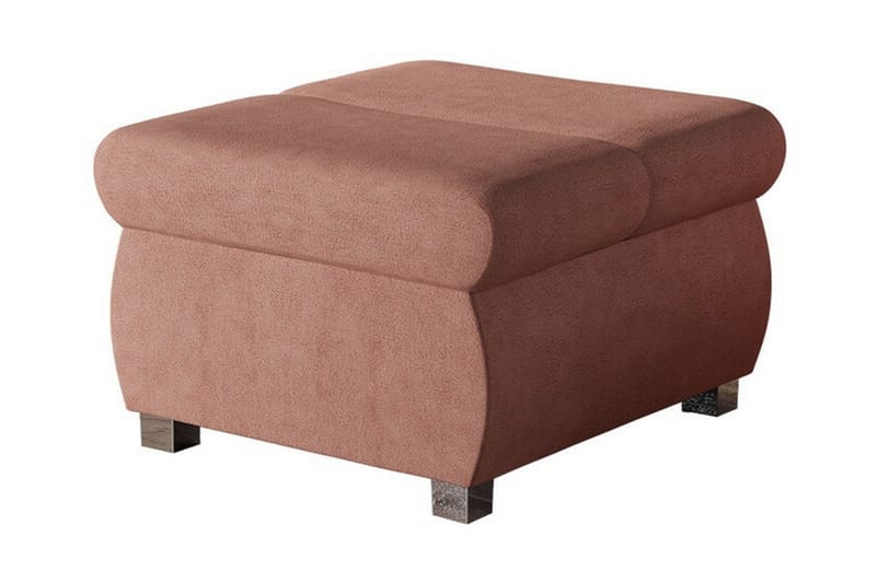 Kintore Fotpall 60 cm Pink/Brown