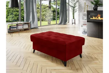 Kintore Fotpall 67 cm Red - Products - Möbler - Fåtölj & stolar - Pall & puff - Fotpallar