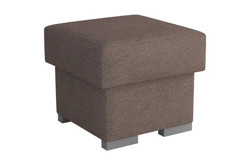 Lavona Fotpall LED-belysning, Brun