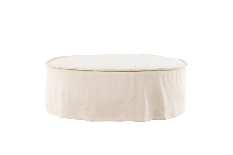 Lindö Sittpuff  101 cm Rund - Beige - Products - Möbler - Fåtölj & stolar - Pall & puff - Sittpuff
