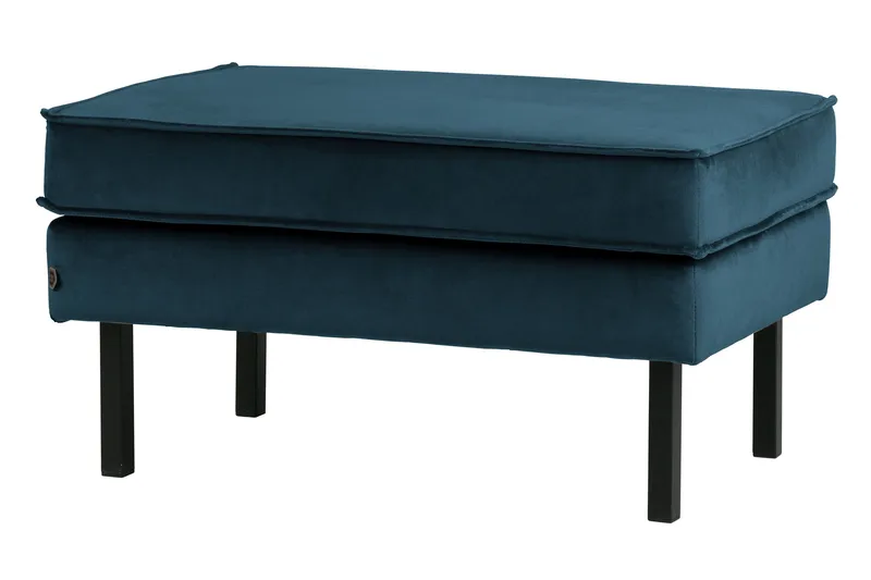 Lissbon Fotpall Sammet, Blå