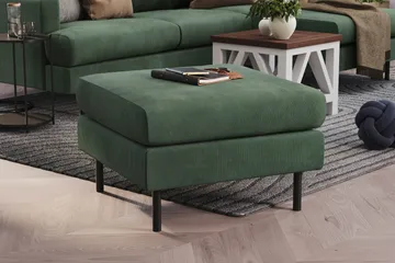Menard Compact Fotpall 68 cm - Grön - Products - Möbler - Fåtölj & stolar - Pall & puff - Fotpallar