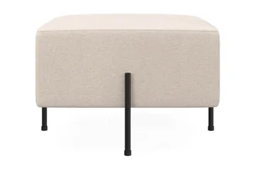 Menard Compact Sittpuff 60 cm Kvadratisk - Beige - Products - Möbler - Fåtölj & stolar - Pall & puff - Sittpuff