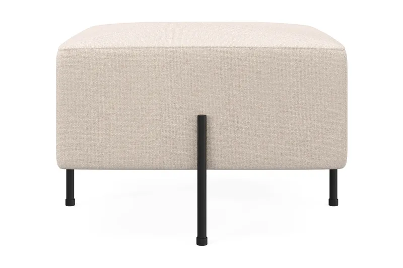 Menard Compact Sittpuff 60 cm Kvadratisk - Beige - Products - Möbler - Fåtölj & stolar - Pall & puff - Sittpuff