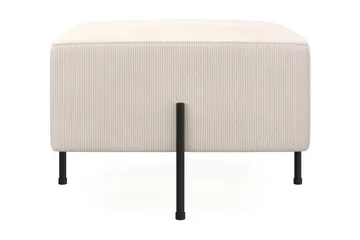 Menard Compact Sittpuff 60 cm Kvadratisk - Beige - Products - Möbler - Fåtölj & stolar - Pall & puff - Sittpuff