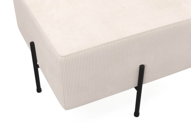 Menard Compact Sittpuff 60 cm Kvadratisk - Beige - Products - Möbler - Fåtölj & stolar - Pall & puff - Sittpuff