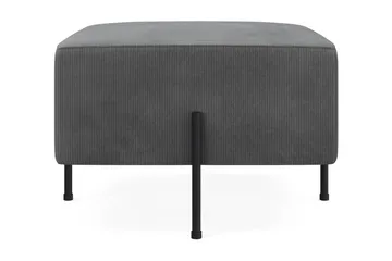 Menard Compact Sittpuff 60 cm Kvadratisk - Grå - Products - Möbler - Fåtölj & stolar - Pall & puff - Sittpuff
