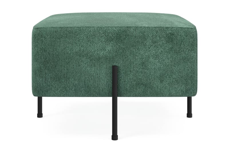 Menard Compact Sittpuff 60 cm Kvadratisk - Grön - Products - Möbler - Fåtölj & stolar - Pall & puff - Sittpuff