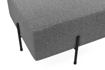 Menard Compact Sittpuff 60 cm Kvadratisk - Mörkgrå - Products - Möbler - Fåtölj & stolar - Pall & puff - Sittpuff