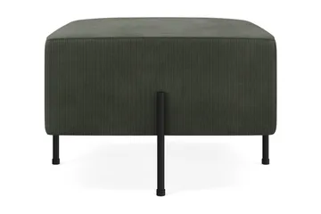 Menard Compact Sittpuff 60 cm Kvadratisk - Mörkgrön - Products - Möbler - Fåtölj & stolar - Pall & puff - Sittpuff