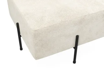 Menard Compact Sittpuff 60 cm Kvadratisk - Vit - Products - Möbler - Fåtölj & stolar - Pall & puff - Sittpuff