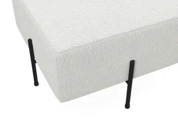 Menard Compact Sittpuff 60 cm Kvadratisk - Vit - Products - Möbler - Fåtölj & stolar - Pall & puff - Sittpuff