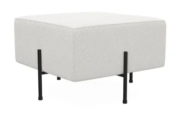 Menard Compact Sittpuff 60 cm Kvadratisk - Vit - Products - Möbler - Fåtölj & stolar - Pall & puff - Sittpuff