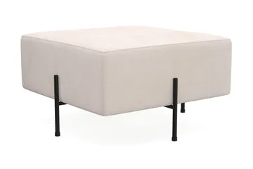 Menard Compact Sittpuff 70 cm Kvadratisk - Beige - Products - Möbler - Fåtölj & stolar - Pall & puff - Sittpuff