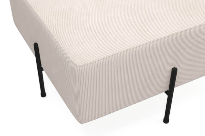 Menard Compact Sittpuff 70 cm Kvadratisk - Beige - Products - Möbler - Fåtölj & stolar - Pall & puff - Sittpuff