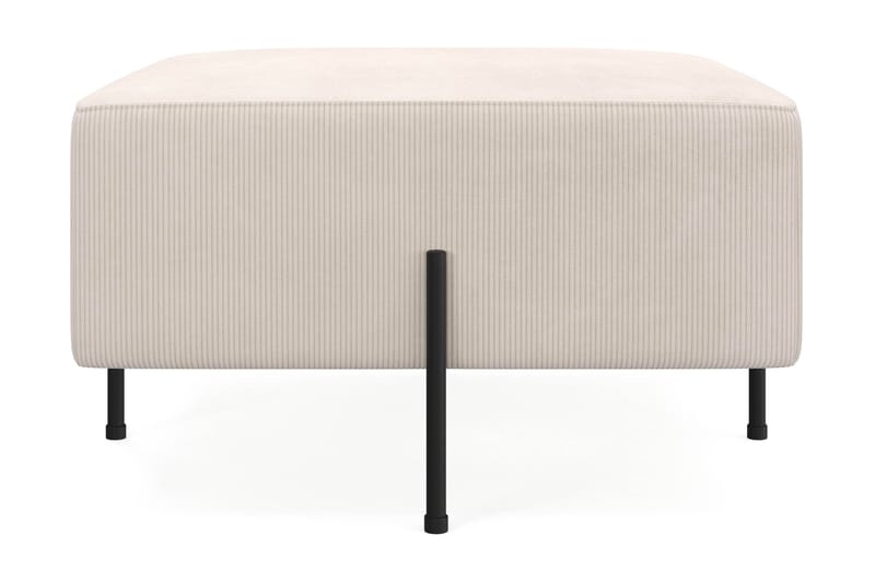 Menard Compact Sittpuff 70 cm Kvadratisk - Beige - Products - Möbler - Fåtölj & stolar - Pall & puff - Sittpuff