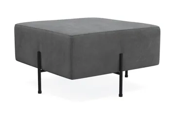 Menard Compact Sittpuff 70 cm Kvadratisk - Grå - Products - Möbler - Fåtölj & stolar - Pall & puff - Sittpuff