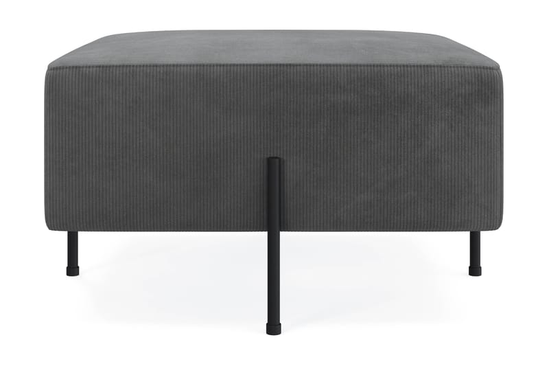 Menard Compact Sittpuff 70 cm Kvadratisk - Grå - Products - Möbler - Fåtölj & stolar - Pall & puff - Sittpuff