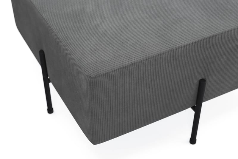 Menard Compact Sittpuff 70 cm Kvadratisk - Grå - Products - Möbler - Fåtölj & stolar - Pall & puff - Sittpuff