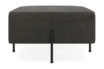 Menard Compact Sittpuff 70 cm Kvadratisk - Mörkgrå - Products - Möbler - Fåtölj & stolar - Pall & puff - Sittpuff