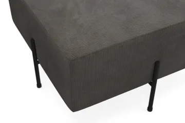 Menard Compact Sittpuff 70 cm Kvadratisk - Mörkgrå - Products - Möbler - Fåtölj & stolar - Pall & puff - Sittpuff