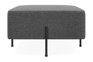 Menard Compact Sittpuff 70 cm Kvadratisk - Mörkgrå - Products - Möbler - Fåtölj & stolar - Pall & puff - Sittpuff