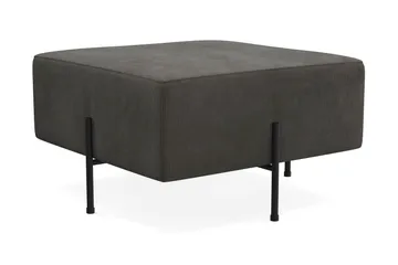 Menard Compact Sittpuff 70 cm Kvadratisk - Mörkgrå - Products - Möbler - Fåtölj & stolar - Pall & puff - Sittpuff