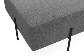 Menard Compact Sittpuff 70 cm Kvadratisk - Mörkgrå - Products - Möbler - Fåtölj & stolar - Pall & puff - Sittpuff