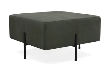 Menard Compact Sittpuff 70 cm Kvadratisk - Mörkgrön - Products - Möbler - Fåtölj & stolar - Pall & puff - Sittpuff