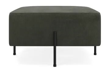 Menard Compact Sittpuff 70 cm Kvadratisk - Mörkgrön - Products - Möbler - Fåtölj & stolar - Pall & puff - Sittpuff