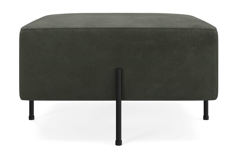 Menard Compact Sittpuff 70 cm Kvadratisk - Mörkgrön - Products - Möbler - Fåtölj & stolar - Pall & puff - Sittpuff