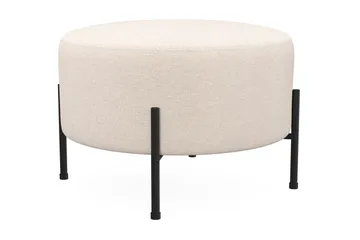 Menard Compact Sittpuff Rund 60 cm - Beige - Products - Möbler - Fåtölj & stolar - Pall & puff - Sittpuff
