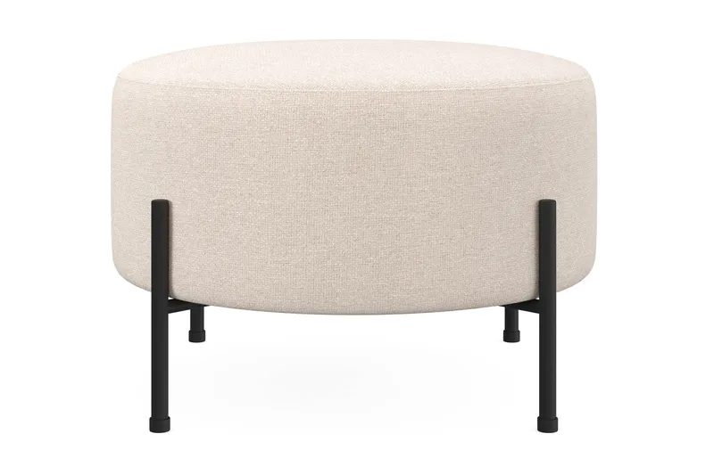 Menard Compact Sittpuff Rund 60 cm - Beige - Products - Möbler - Fåtölj & stolar - Pall & puff - Sittpuff